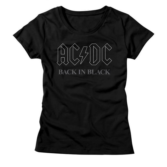 AC/DC Backinblack3 Black Women's T-Shirt 2Xl
