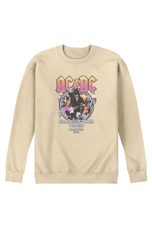 AC/DC - Blow Up - Men's Crew Fleece Sweatshirt