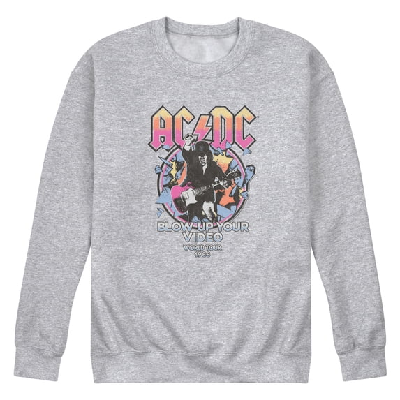 AC/DC - Blow Up - Men's Crew Fleece Sweatshirt