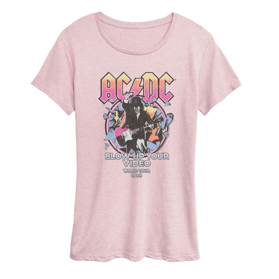 AC/DC - Blow Up - Women's Short Sleeve Graphic T-Shirt