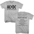 thumbnail image 1 of AC/DC Bnb Album Gray Heather Adult T-Shirt ***F&B*** 2Xlt, 1 of 2