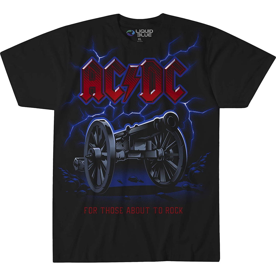 AC/DC - Cannon Lightning Mens T Shirt - Walmart.com