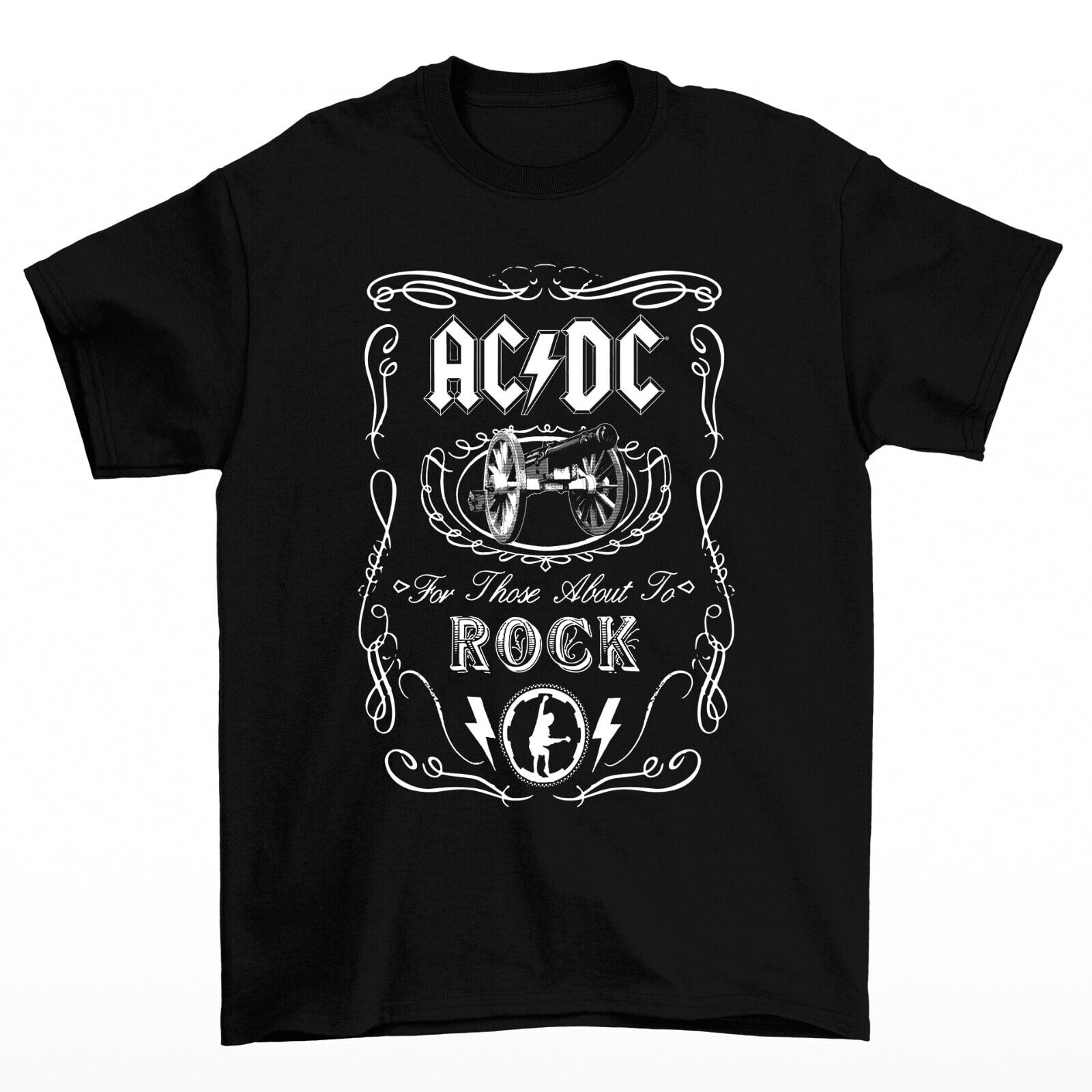 AC/DC Cannon Swig T-shirt Mens Shirt - Walmart.com