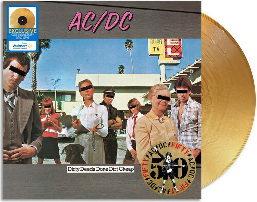 Dirty Deeds Done Dirt Cheap LP Edición 50ª Aniversario Vinilo Dorado AC/DC  en SMFSTORE Reedición Rock