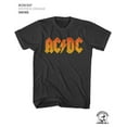 thumbnail image 1 of AC/DC Distressed Orange Smoke Adult T-Shirt, 1 of 2