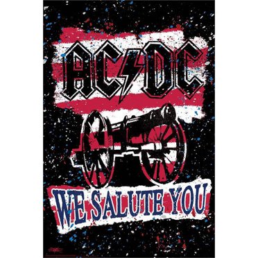 AC/DC Angus - Non-Flocked Blacklight Poster 24
