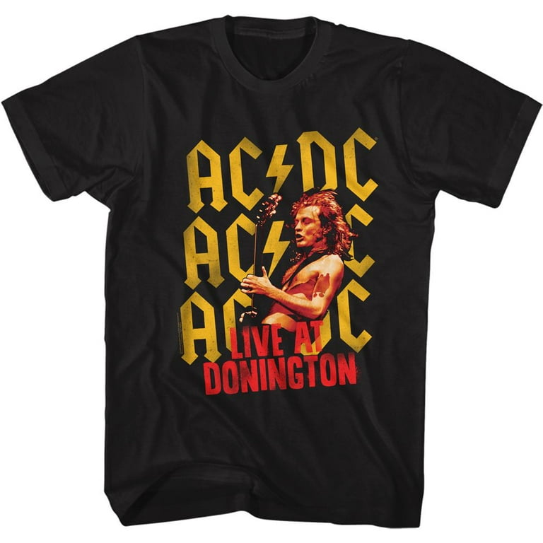 AC/DC Donington Black Adult T-Shirt - Walmart.com