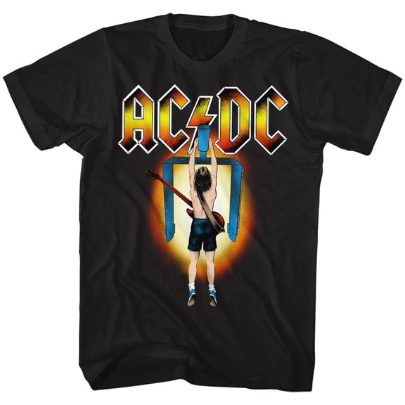 AC/DC Flick Of The Switch Black Adult T-Shirt 4Xlt