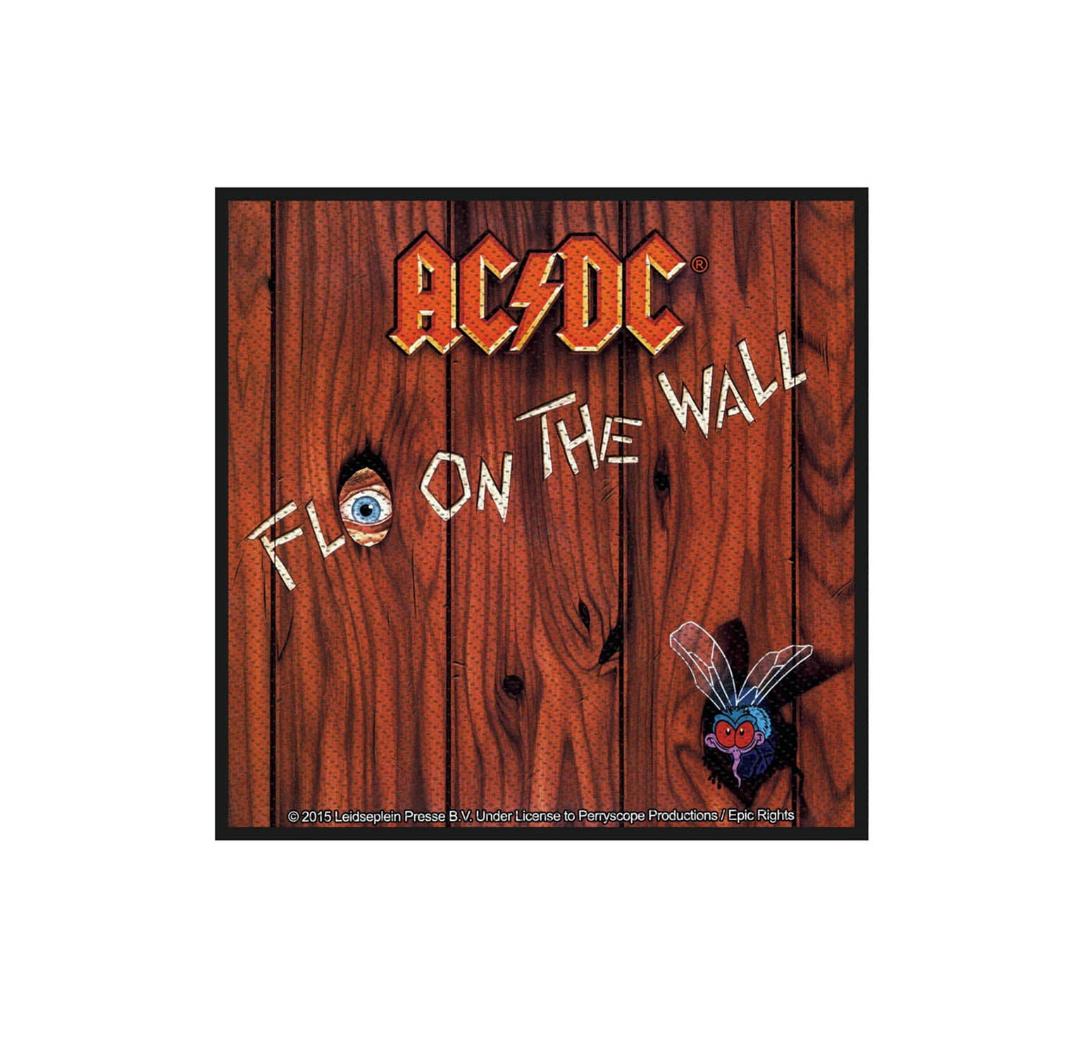 AC/DC Fly On The Wall Album Cover Official New Black Woven Patch (10cm ...