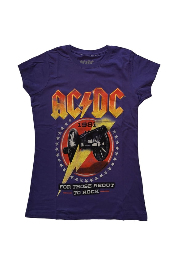 AC/DC For Those About To Rock 81 Skinny Fit T Shirt