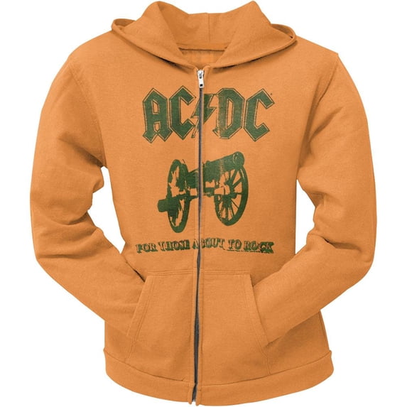 AC/DC - For Those About To Rock Juniors Zip Up Hoodie - Small
