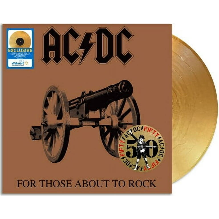 AC/DC – For Those About To Rock – Vinyl (Gold, 50th