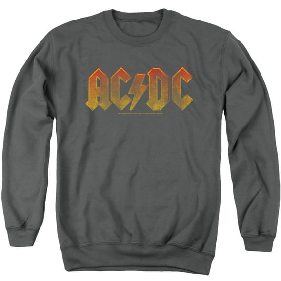 AC/DC Gradient Logo Unisex Adult Pull-Over Sweatshirt