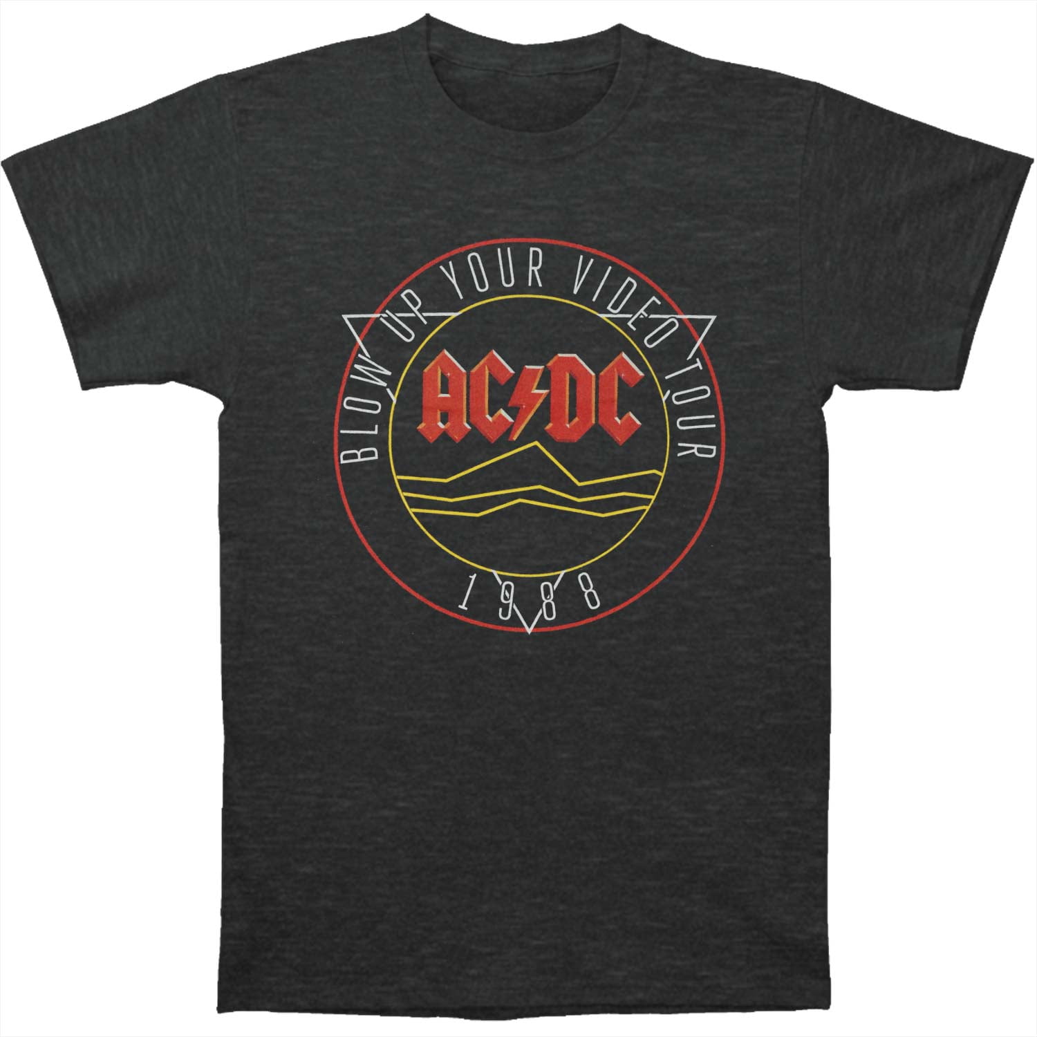 AC/DC Grey Soft Hand Tee Shirt T-shirt Blow Up Your Video Tour-Medium ...
