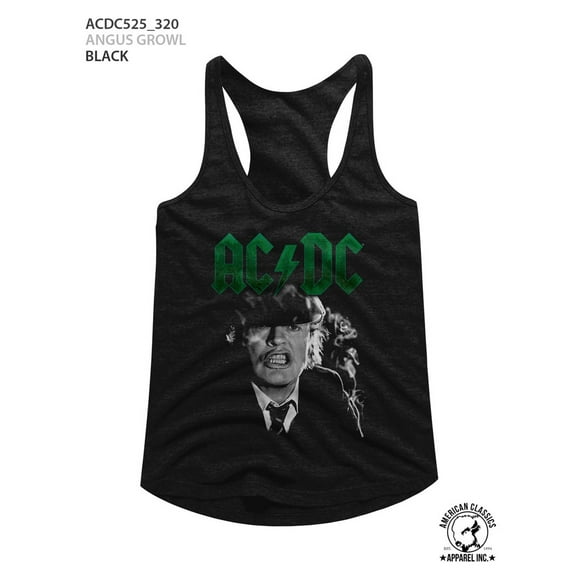 AC/DC Hard Rock Band Music Group Angus Growl Womens Tank Top Tee
