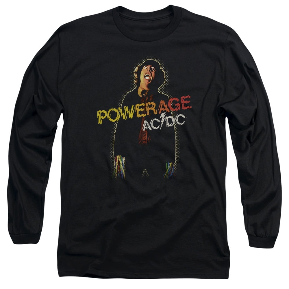 Men's AC/DC Powerage Long Sleeve Medium Black - Walmart.com