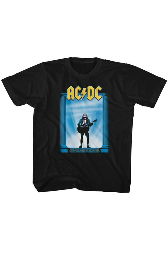 AC/DC Hard Rock Band Music Group Who Made Me Album Youth T-Shirt Tee