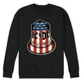 thumbnail image 1 of AC/DC - Hells Bells Americana - Men's Crew Fleece Sweatshirt, 1 of 5