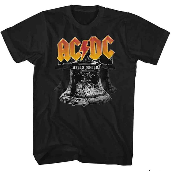 AC/DC Hells Bells Black Adult T-Shirt 2Xl