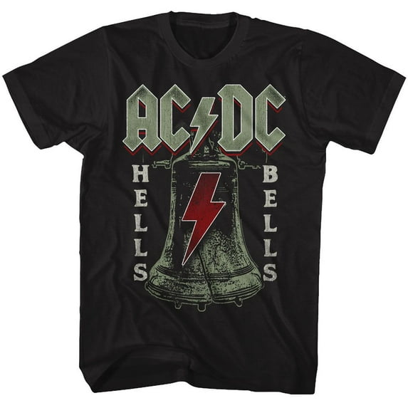 AC/DC Hells Bells Black Adult T-Shirt L