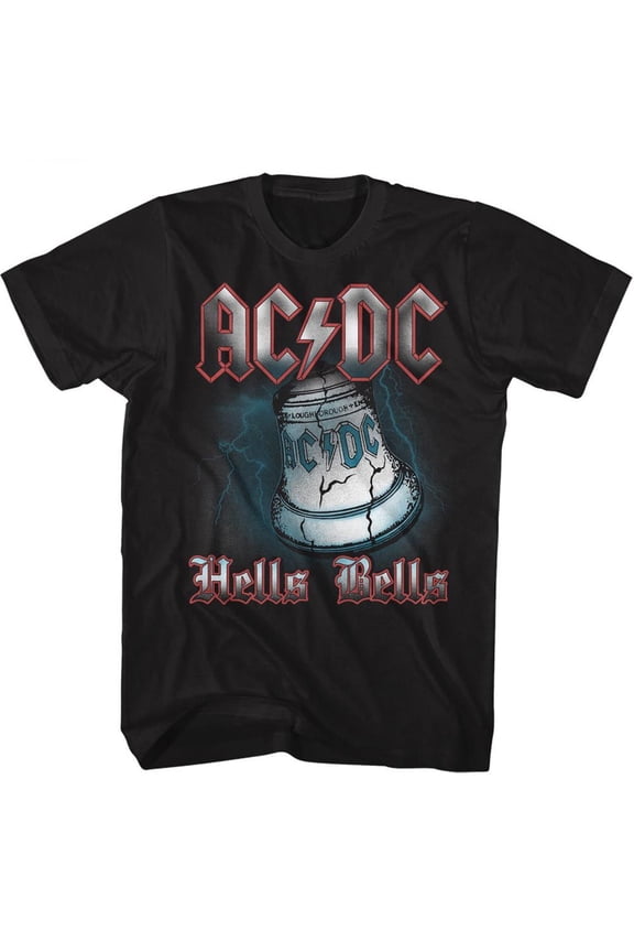 AC/DC Hells Bells Black Adult T-Shirt M