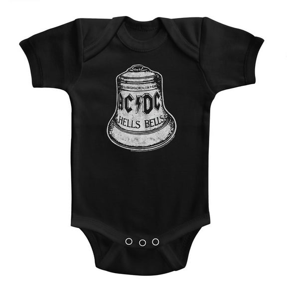 AC/DC Hells Bells Black Infant Baby Romper T-Shirt