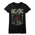 thumbnail image 1 of AC/DC Hells Bells Black Women's T-Shirt, 1 of 2