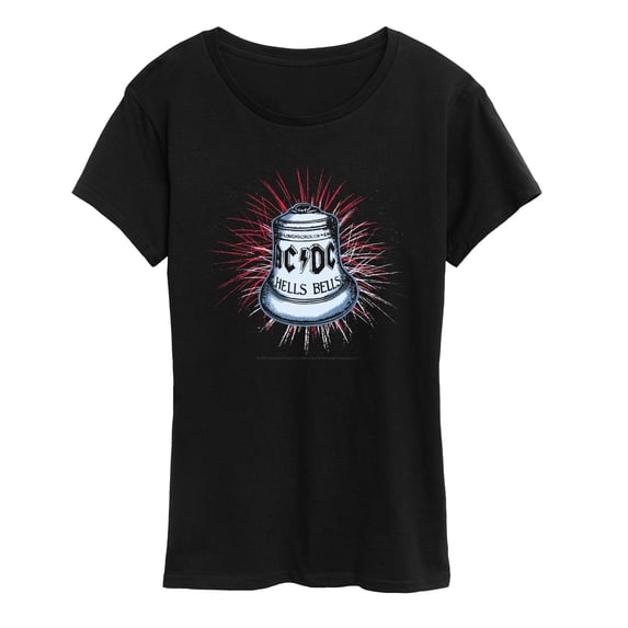 AC/DC - Hells Bells Fireworks Women's Short Sleeve Graphic T-Shirt
