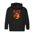 thumbnail image 1 of AC/DC - Hells Bells Flames - Men's Fleece Pullover Hoodie, 1 of 5