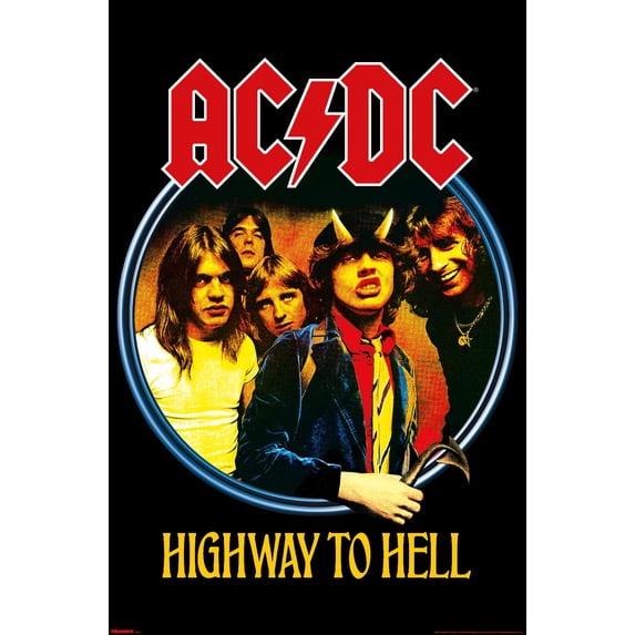 AC/DC - Highway To Hell Group Wall Poster, 14.725