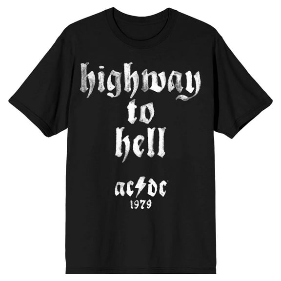 AC/DC Highway To Hell Men's Black Short-Sleeve T-shirt-XS