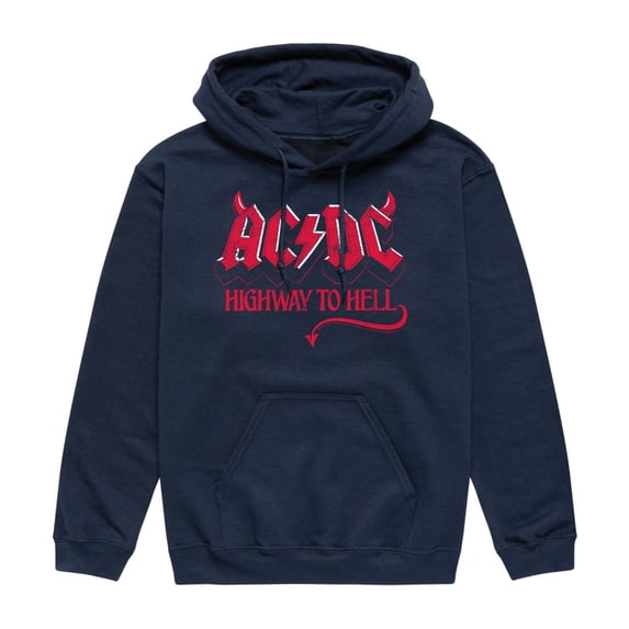AC/DC - Highway To Hell - Men's Fleece Pullover Hoodie