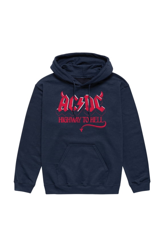 - Highway To Hell - Men's Fleece Pullover Hoodie