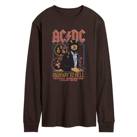 AC/DC - Highway Tour - Men's Long Sleeve Graphic T-Shirt