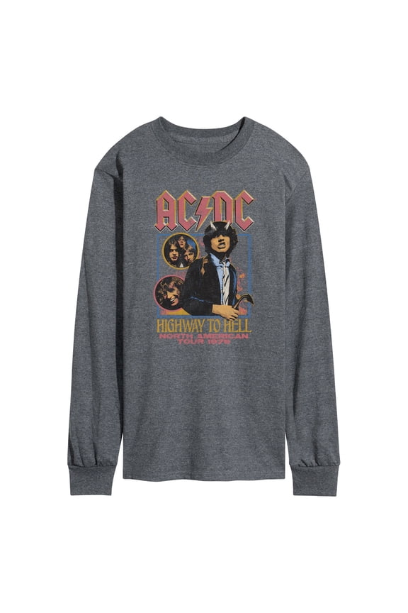 AC/DC - Highway Tour - Men's Long Sleeve Graphic T-Shirt