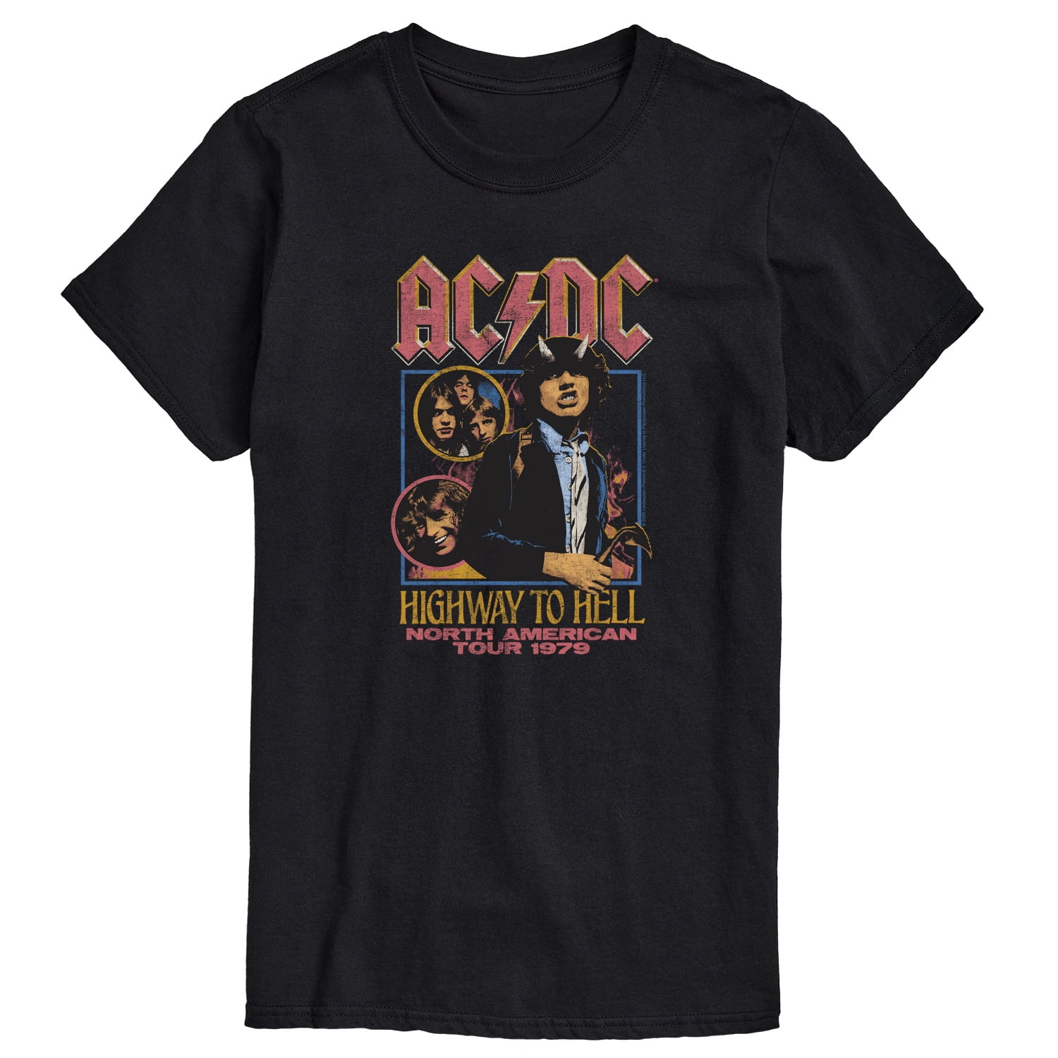 AC/DC - Highway Tour - Men's Short Sleeve Graphic T-Shirt - Walmart.com