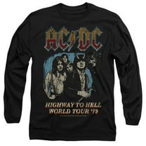 AC/DC Highway World Tour '79 Unisex Adult Long-Sleeve T-Shirt Black
