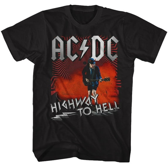AC/DC Hth Black Adult T-Shirt 2Xlt