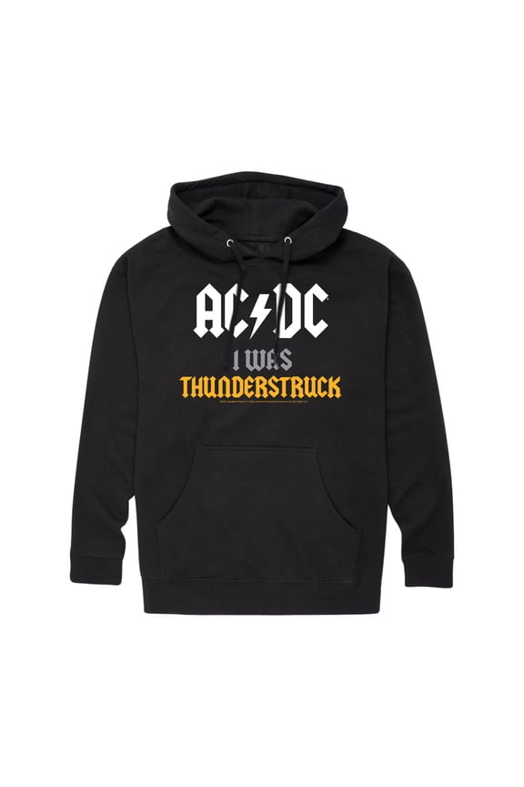 AC/DC - I Was Thunderstruck - Men's Fleece Pullover Hoodie