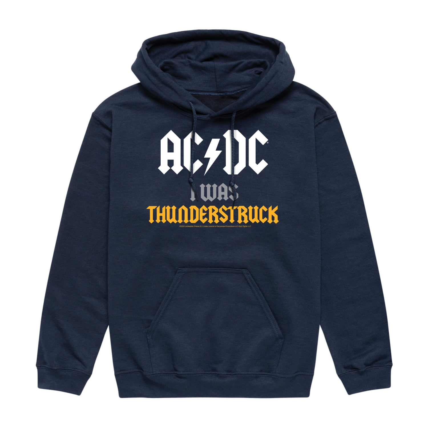 AC/DC - I Was Thunderstruck - Men's Fleece Pullover Hoodie - Walmart.com