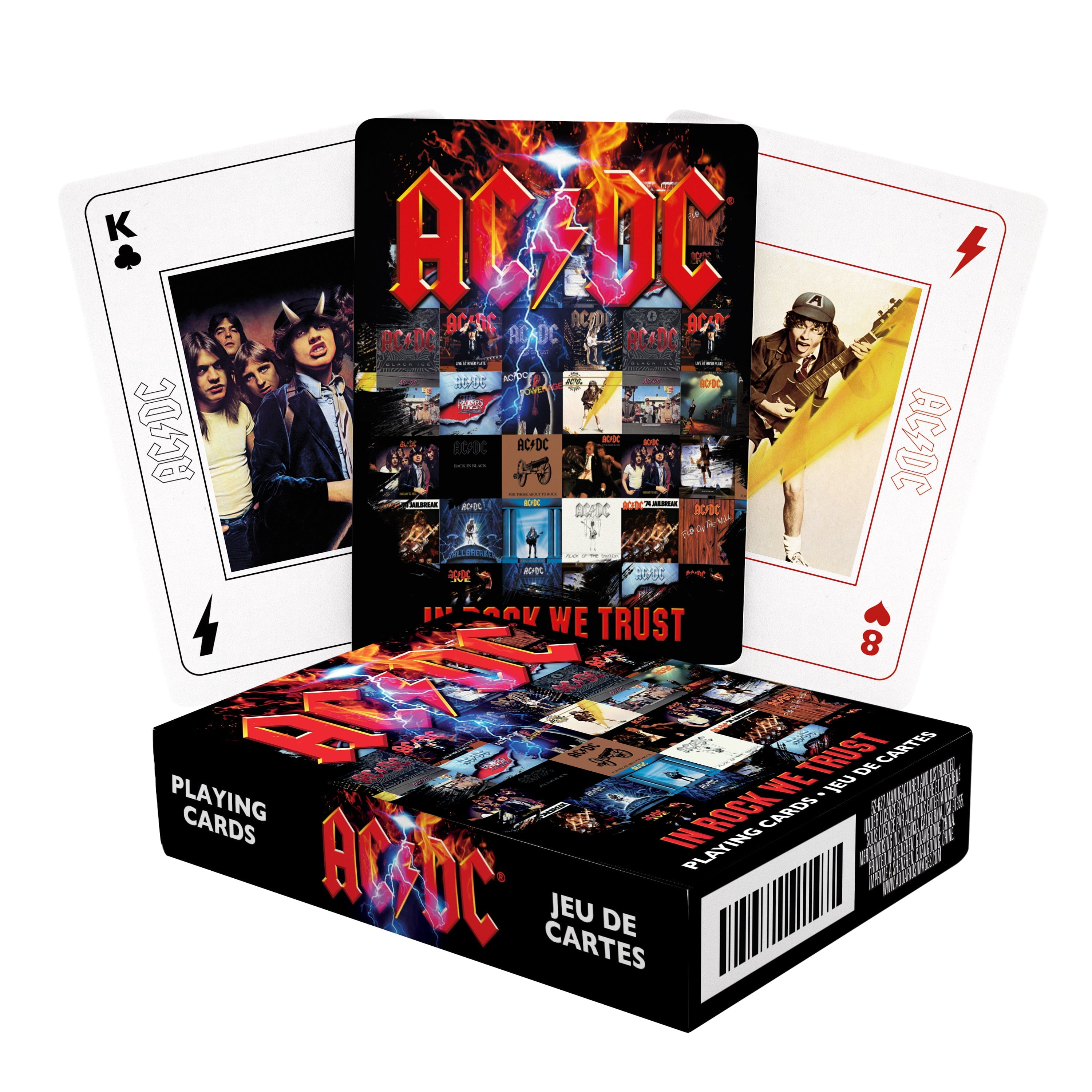 AC/DC In Rock We Trust Playing Cards - Walmart.com