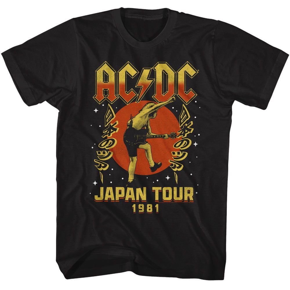 AC/DC Japan Tour 1981 Black Adult T-Shirt 2Xlt - Walmart.com