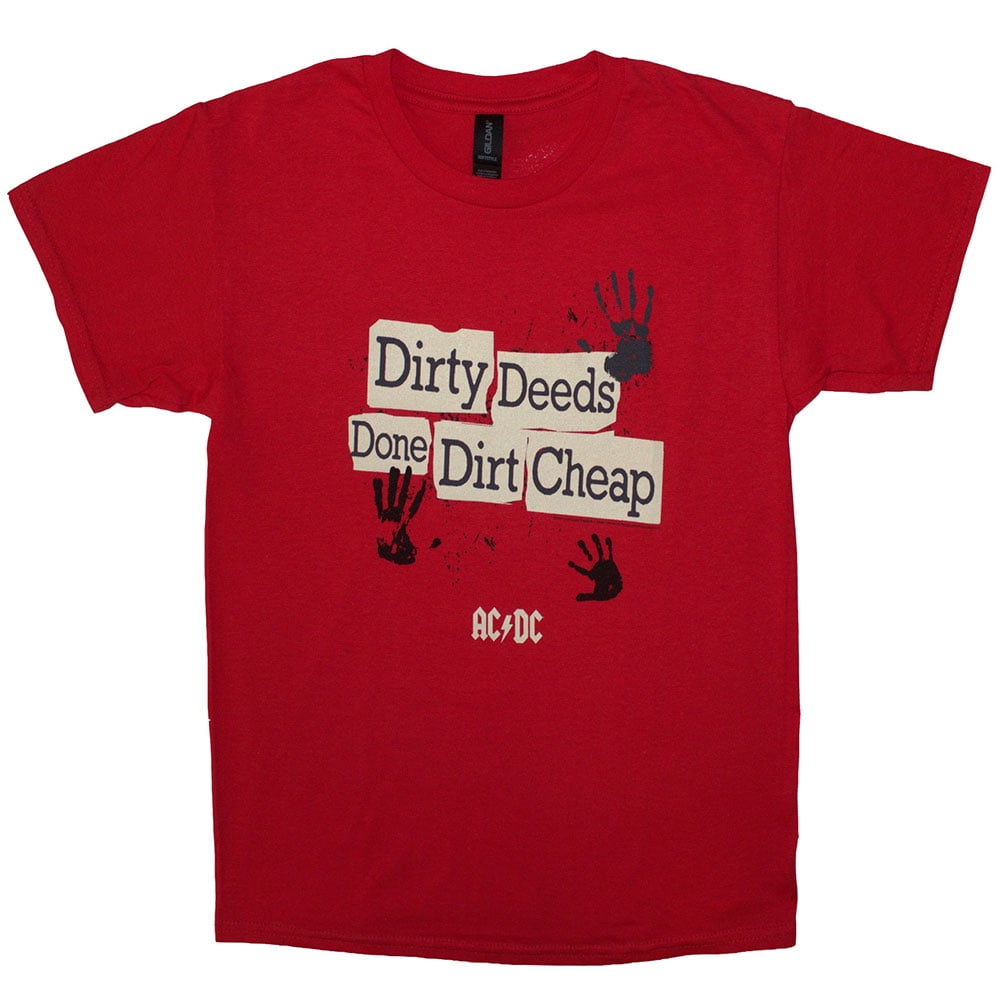 AC/DC Kids T-Shirt Dirty Deeds Done Dirt Cheap - Walmart.com