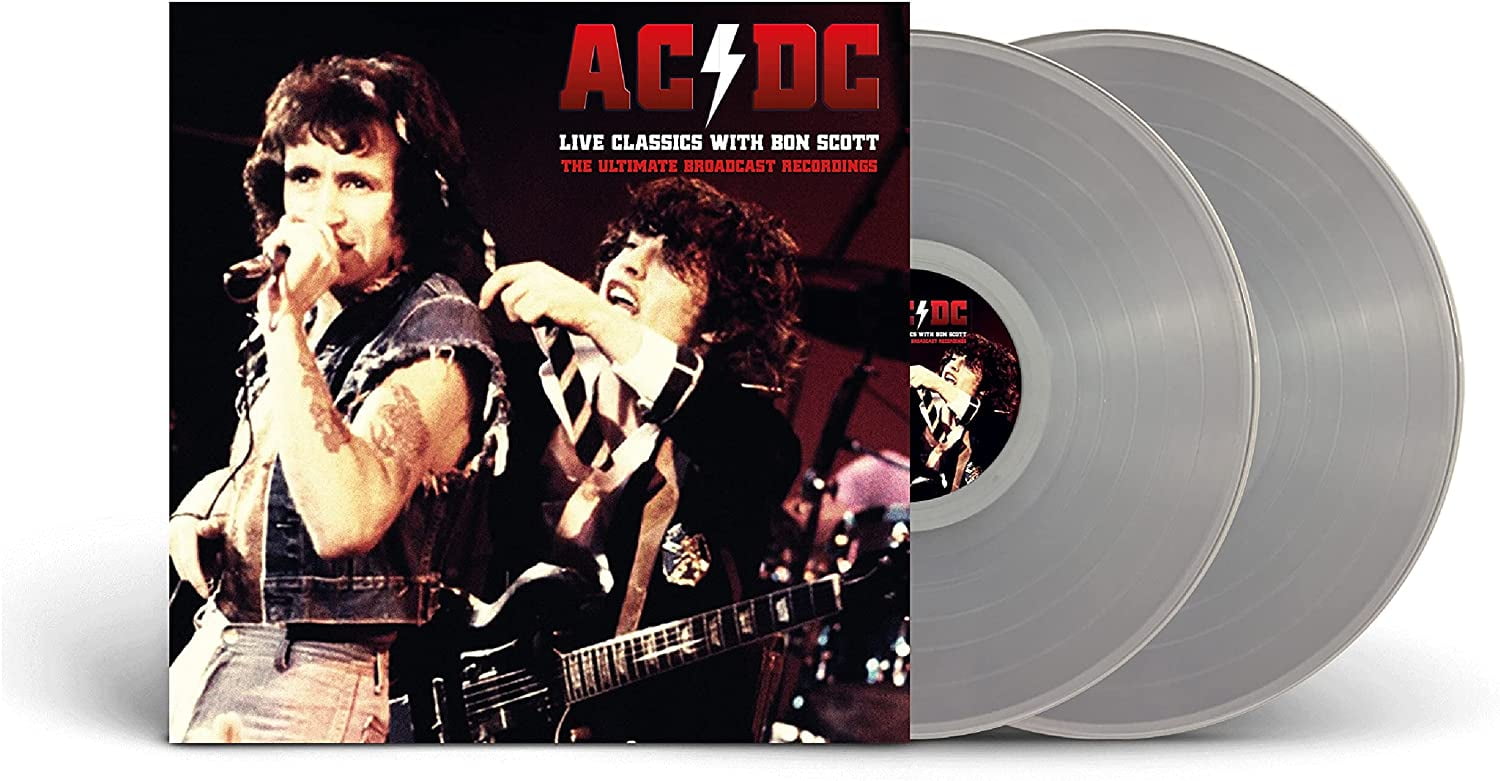 AC/DC Live Classics with Bon Scott Clear Vinyl - AC/DC Rock Music Album ...