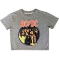 thumbnail image 1 of AC/DC Ladies Crop Top: Highway To Hell Circle (X-Large), 1 of 3