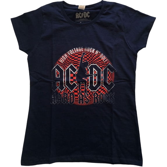 AC/DC Ladies T-Shirt: Hard As Rock (X-Large)