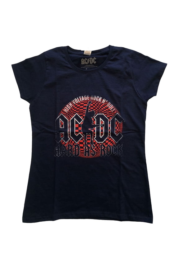 AC/DC Ladies T-Shirt: Hard As Rock (XX-Large)