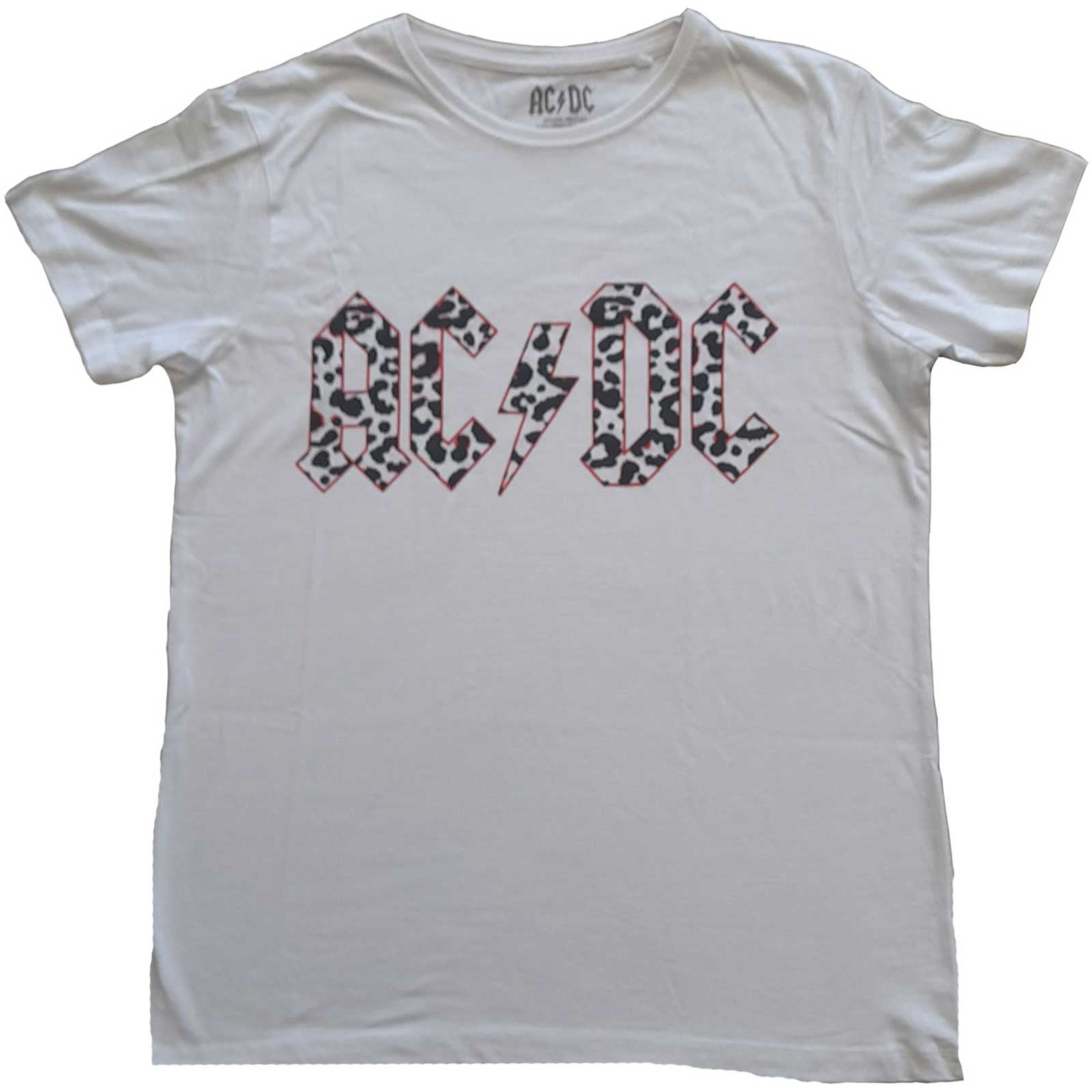 AC/DC Ladies T-Shirt: Mono Leopard Print Logo (12) - Walmart.com
