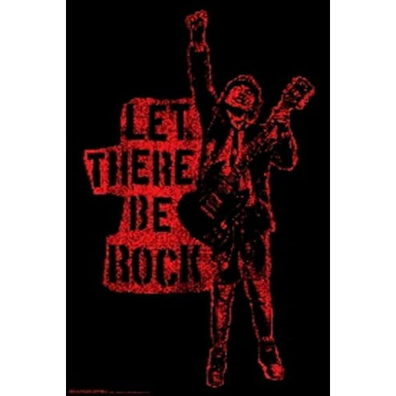 AC/DC Let There be Rock Laminated Poster 24x36 inches