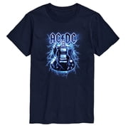 AC/DC - Lightning Guitar Mens Short Sleeve Graphic T-Shirt